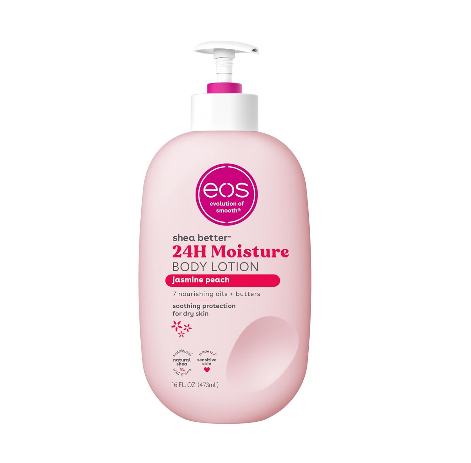 eos | Shea Better Body Lotion | Jasmine Peach