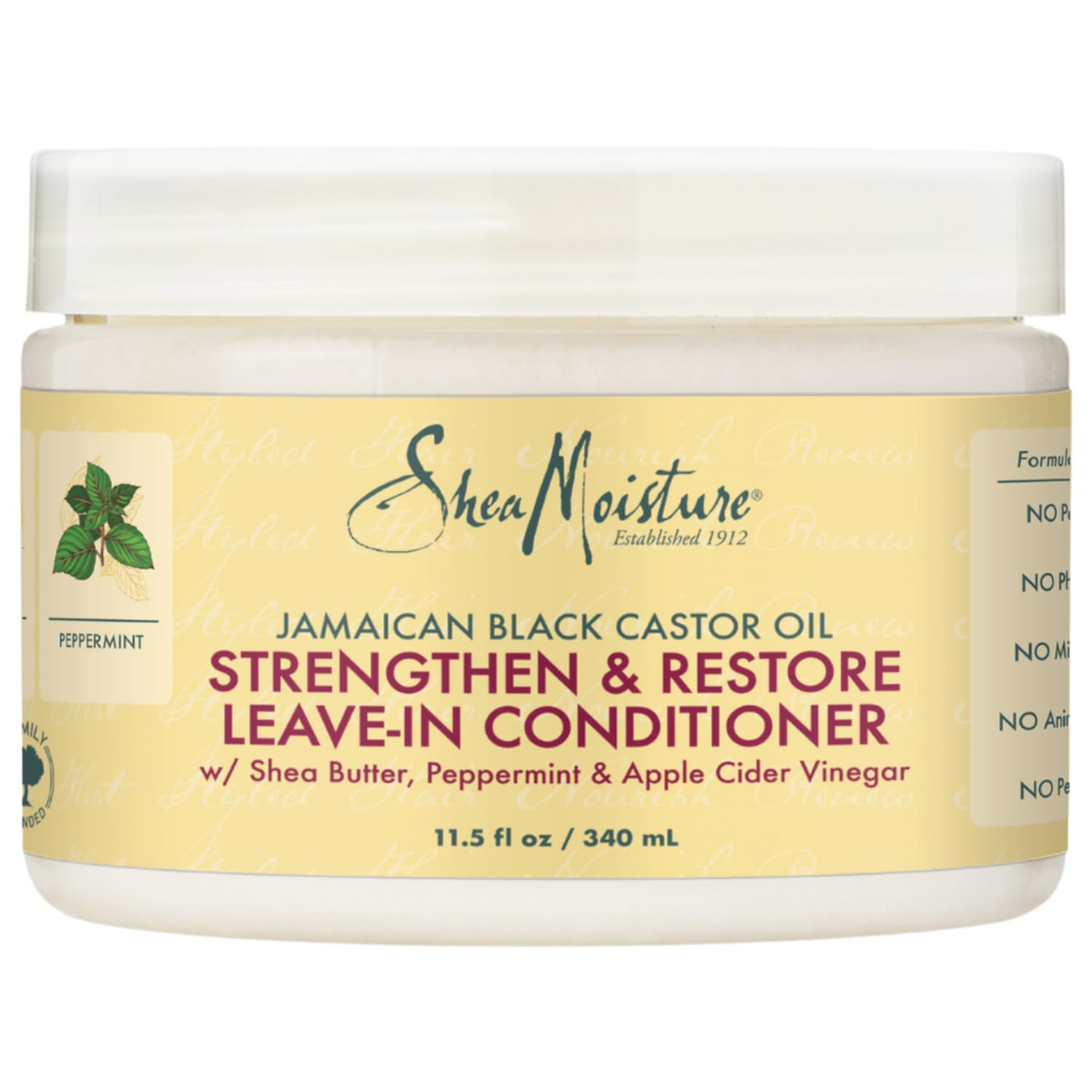 Shea Moisture | Black Castor Oil Strengthen & Restore | Leave-In Conditioner