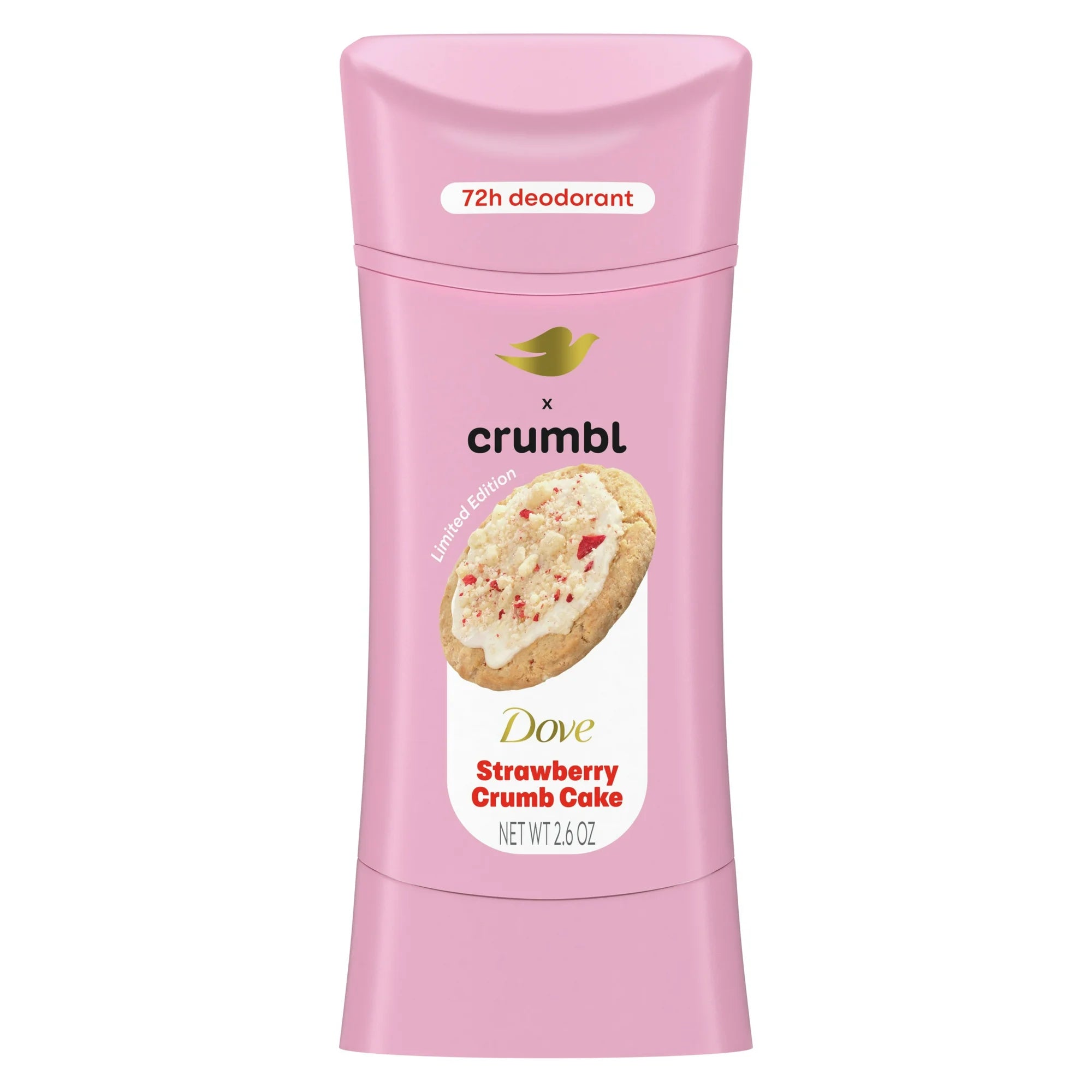 Dove x Crumbl | Deodorant Stick | Strawberry Cookie