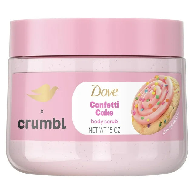 Dove x Crumbl | Exfoliating Body Scrub | Confetti Cake