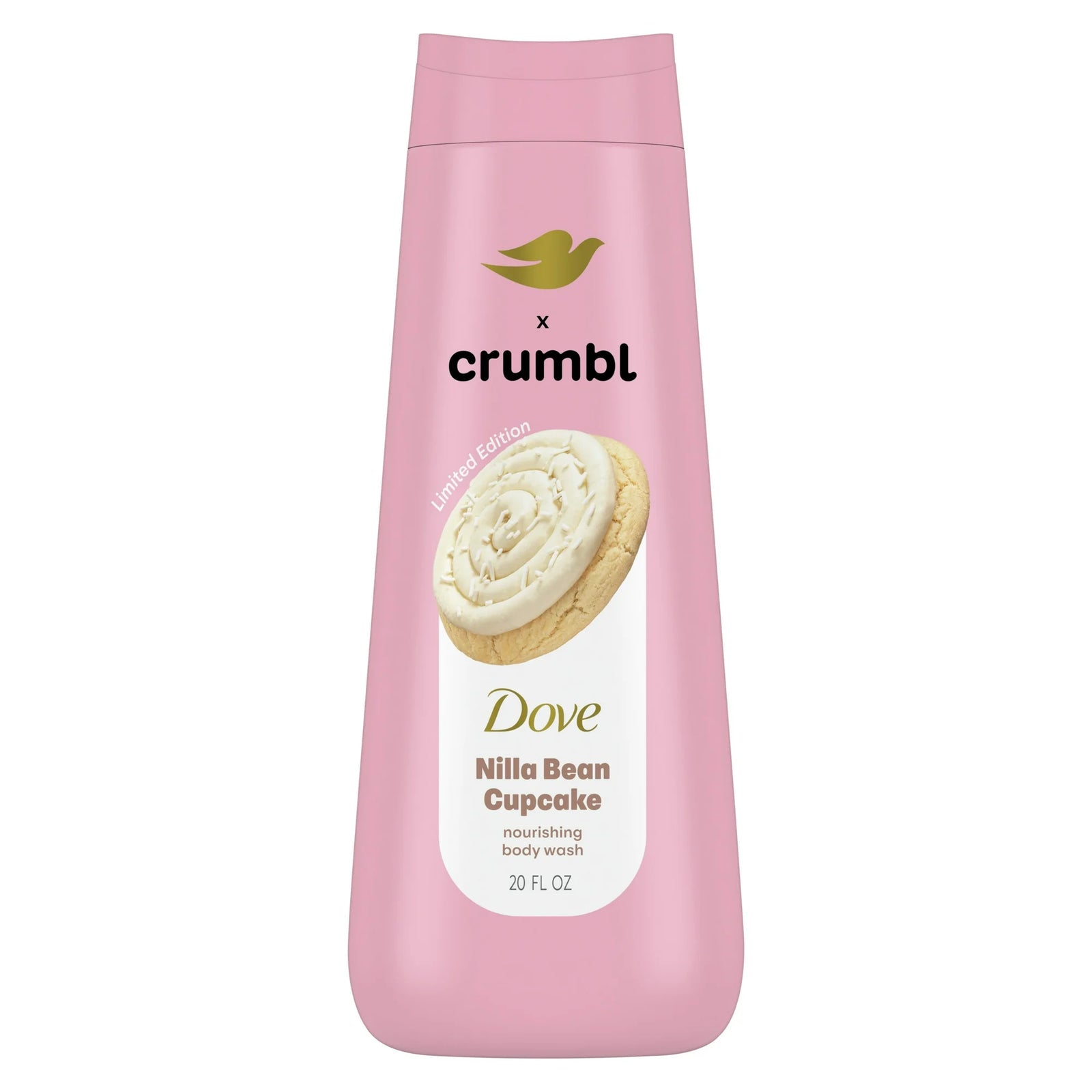 Dove x Crumbl | Liquid Body Wash | Nilla Bean Cupcake