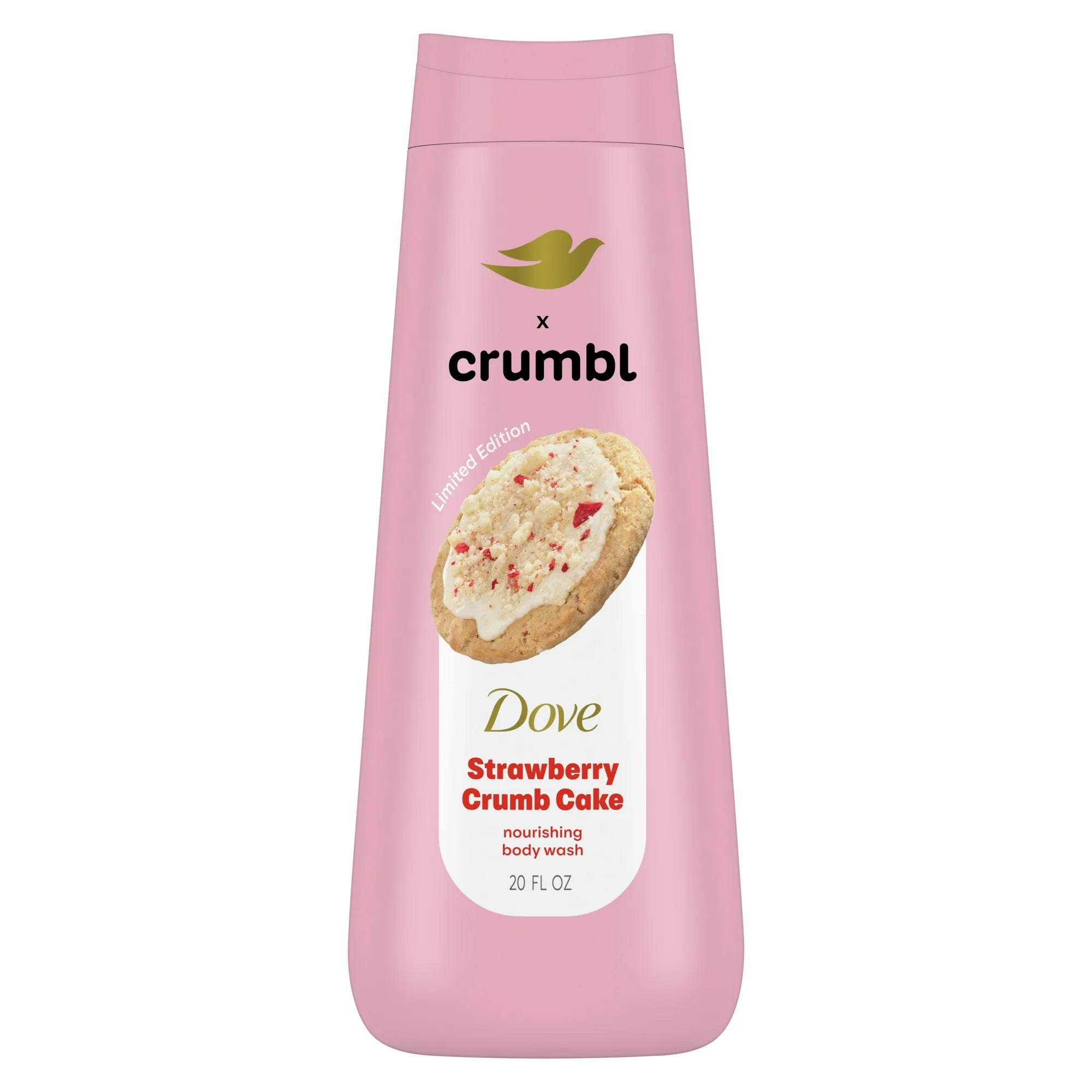 Dove x Crumbl |  Liquid Body Wash | Strawberry Cookie