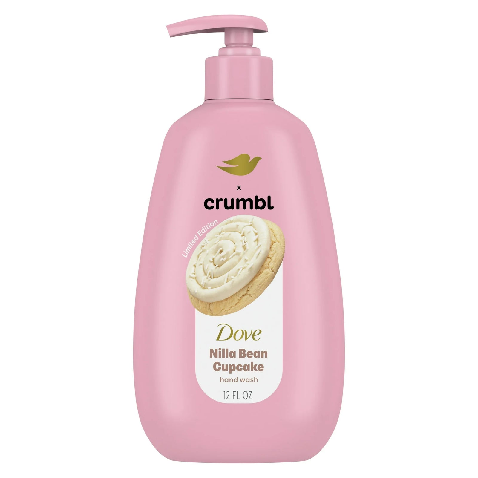 Dove x Crumbl | Moisturizing Liquid Hand Soap | Nilla Bean Cupcake