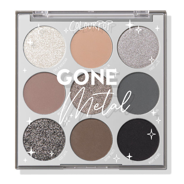 Colourpop | Eyeshadow Palette | Gone Metal