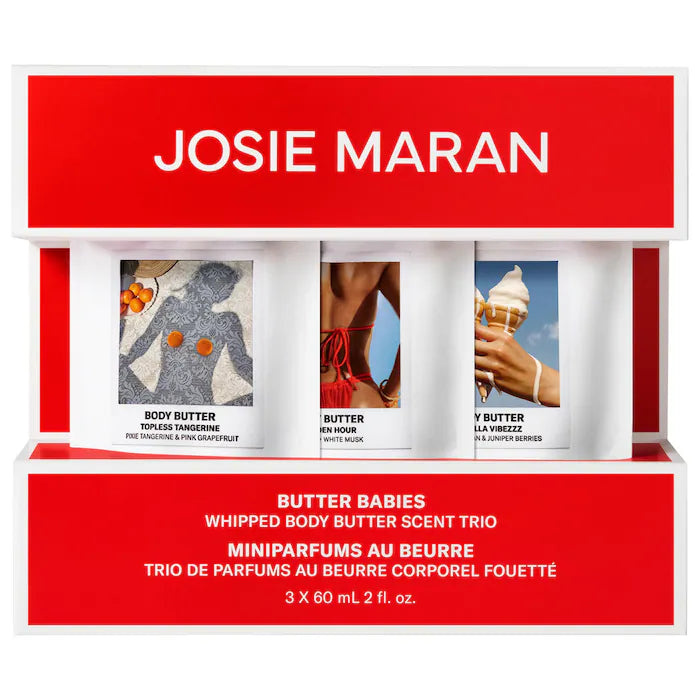 JOSIE MARAN |
Butter Babies 3-Piece Body Butter Minis Kit