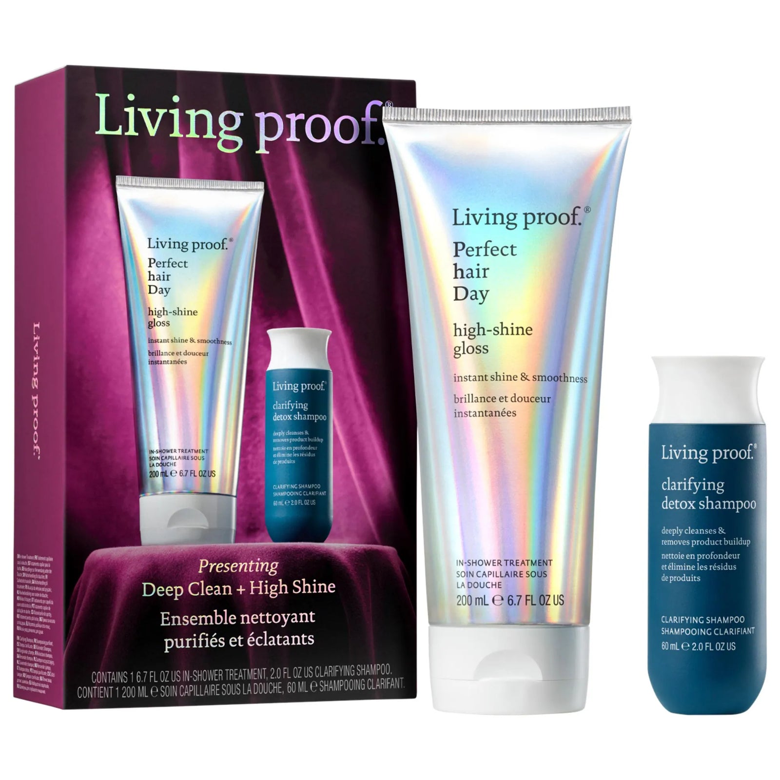 Living Proof |
Detox Shampoo and High Shine Gloss Gift Set