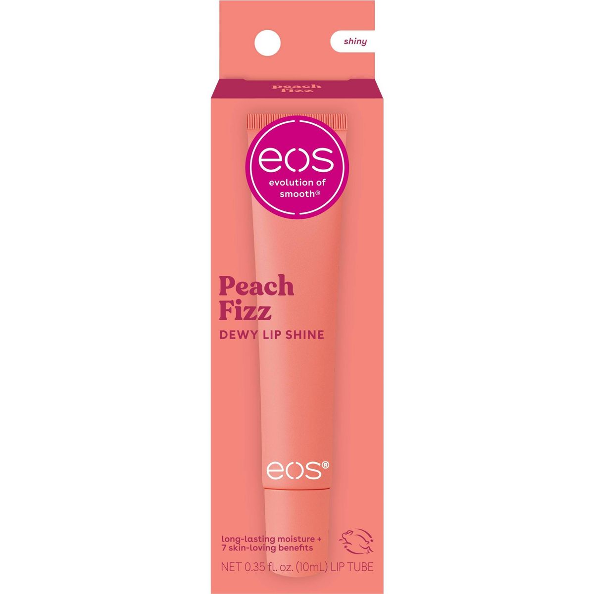 eos | Dewy Lip Shine | Peach Fizz