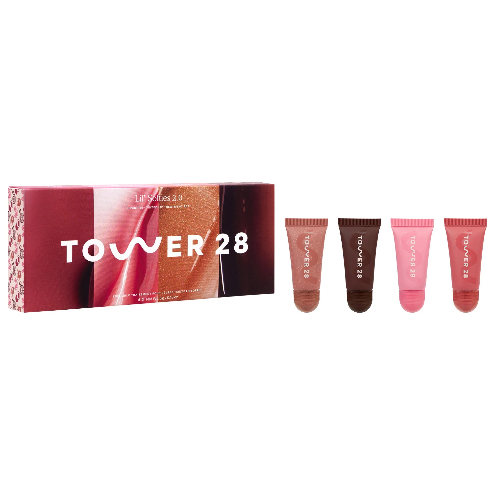 Tower 28 |
Mini Lil' Softies LipSoftie Lip Treatment Set