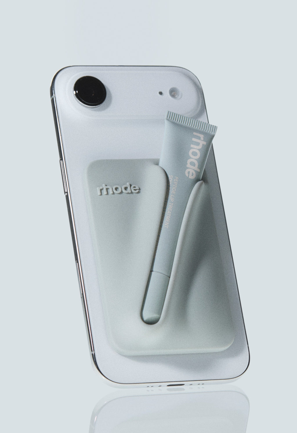 R h o d e | snap-on lip case | Grey
