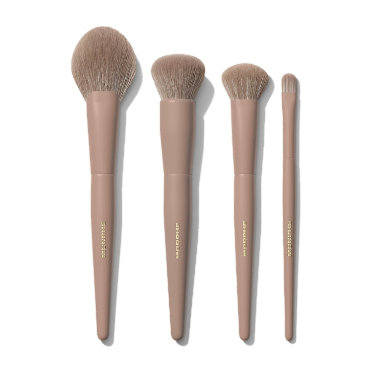 Morphe | Iced Mocha 4-Piece Face Brush Set