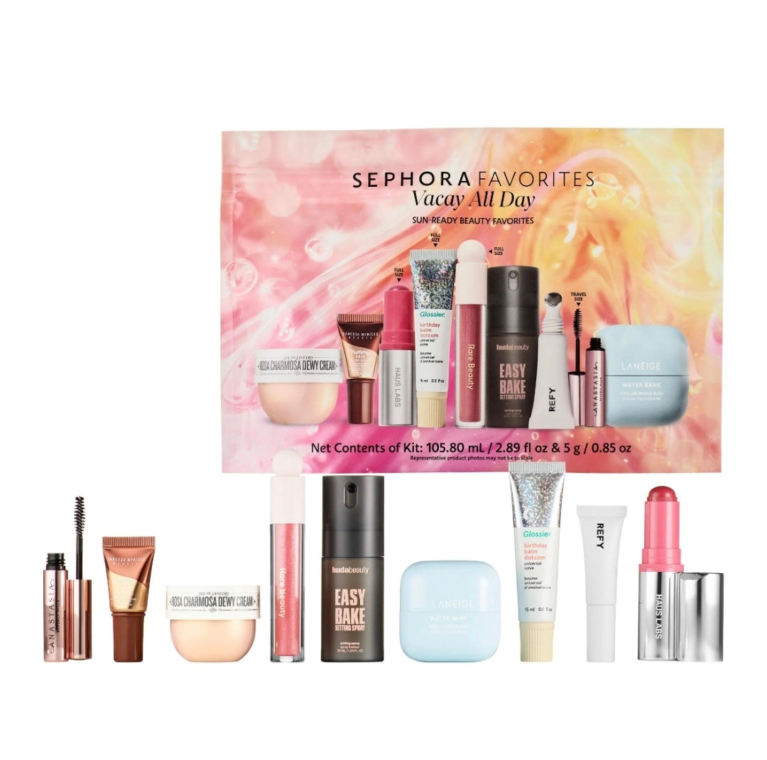 SEPHORA FAVORITES  | Vacay All Day Makeup and Skincare Value Set