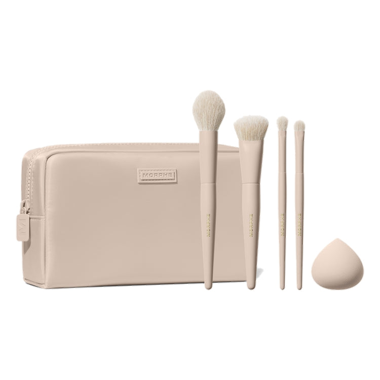 Morphe | Oat Latte 5-Piece Face & Eye Brush Set
