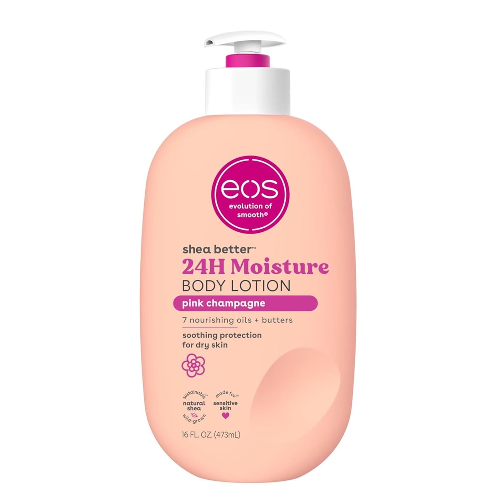 eos | Shea Better Body Lotion | Pink Champagne