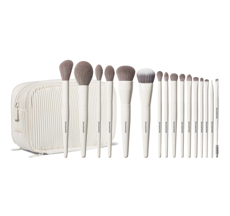Morphe | Ready, Set | Pro 16-Piece Face & Eye Brush Set