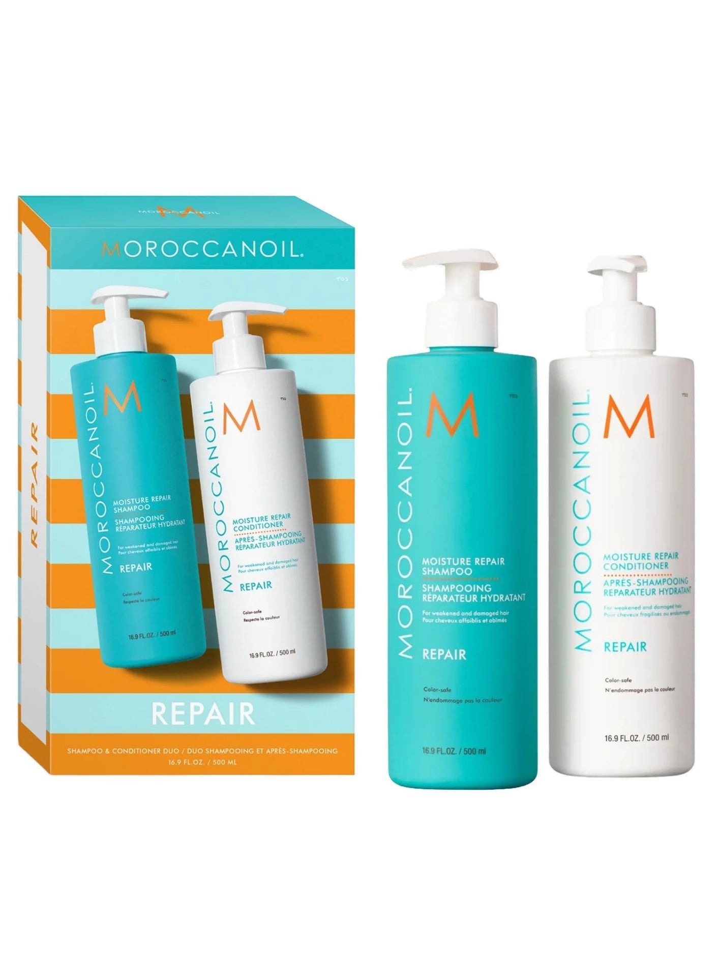 MOROCCANOIL | Moisture Repair Shampoo & Conditioner 500ml Duo