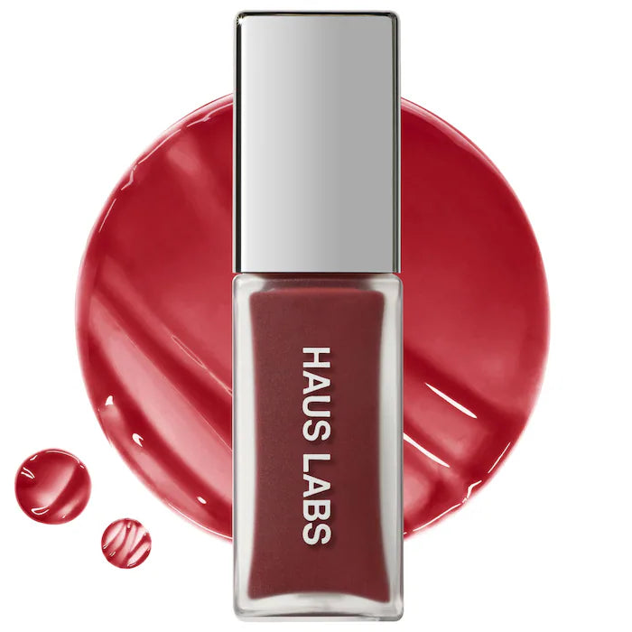 HAUS LABS | PhD Hybrid Lip Glaze Plumping Gloss | Persimmon