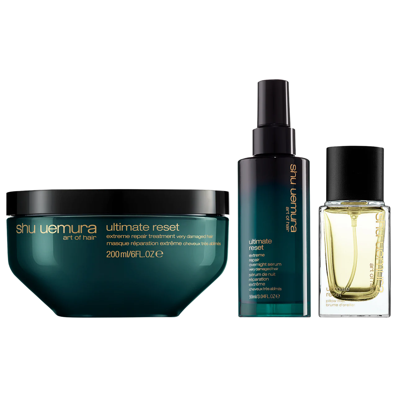 shu uemura | Damaged Hair Hero Essentials