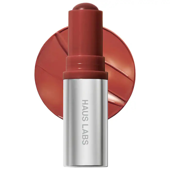 HAUS LABS | Color Fuse Glassy Balm Stick | Glassy Cayenne