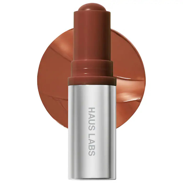 HAUS LABS | Color Fuse Glassy Balm Stick | Glassy Cinnamon