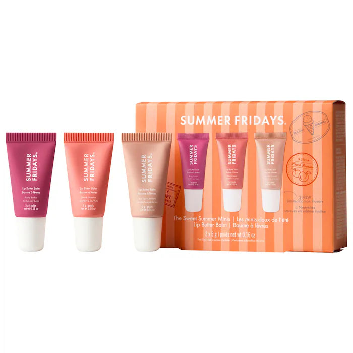Summer Fridays  | The Sweet Summer Minis Lip Butter Balm Trio Set
