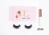 Loujain Lashes | 3D Mink Lashes with Glue | 34