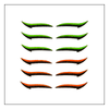 Adhesive Eyeliner | CLASSIC NEON | 6 pairs
