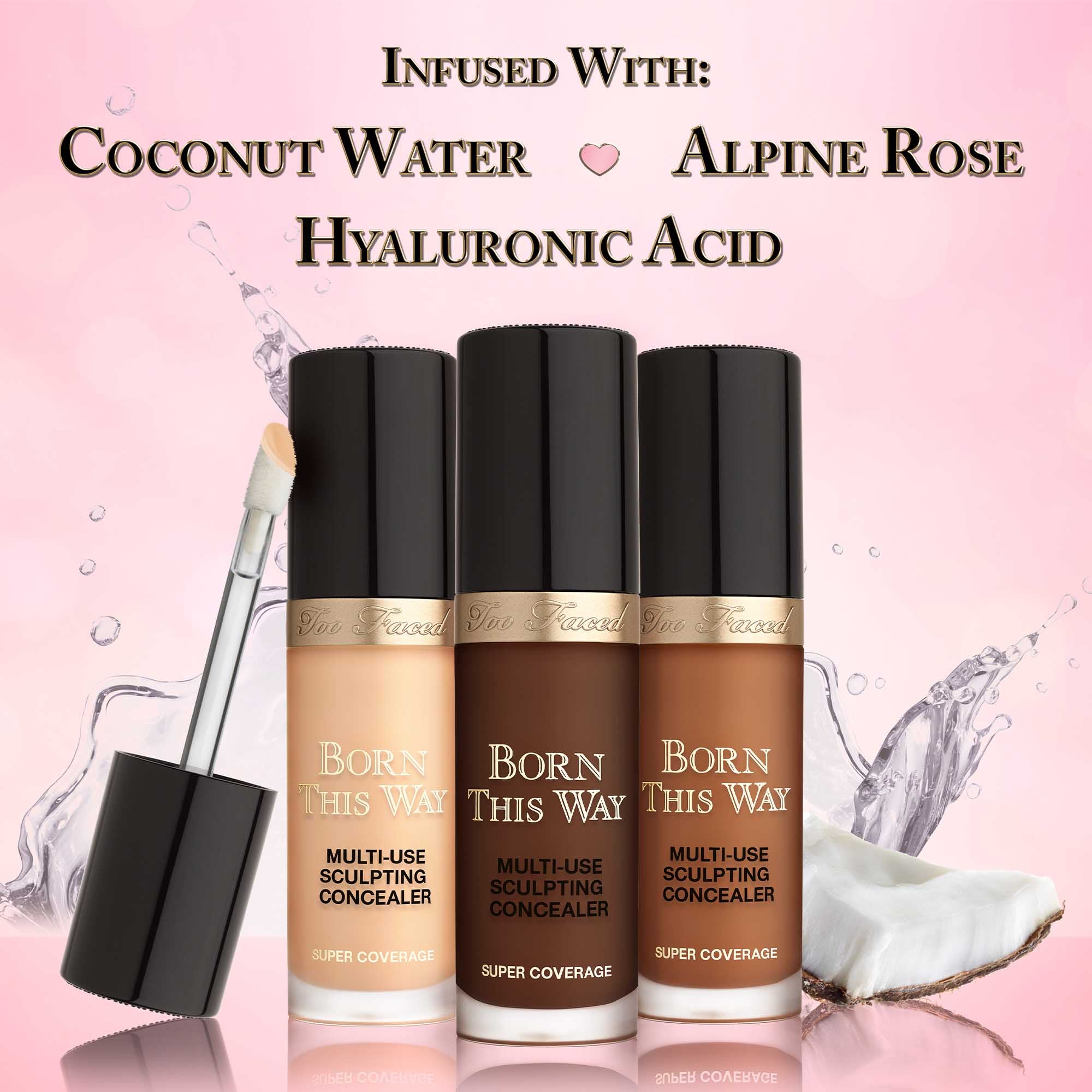 Faced | Born This Super Coverage Concealer Nude - Tulips.Love.Lashes