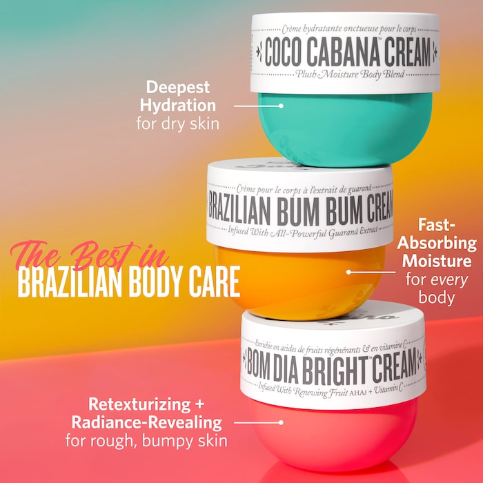 Bom Dia Bright™ Visibly Brightening and Smoothing Body Cream with Vitamin C  - Sol de Janeiro